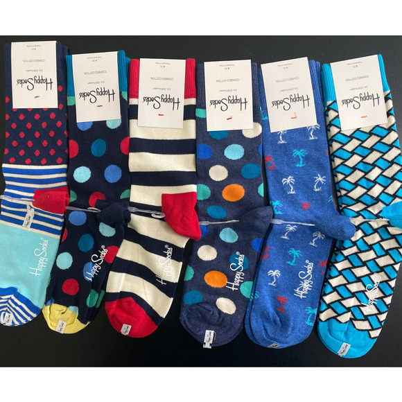 Happy Socks - 6 pairs - NEW - Size: 9-11 LAST ONE! - Picture 5 of 11